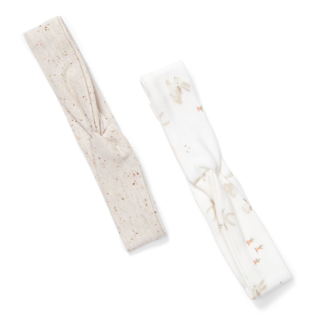 Headbands set of 2 Baby Bunny/Nappy Sand | Little Dutch