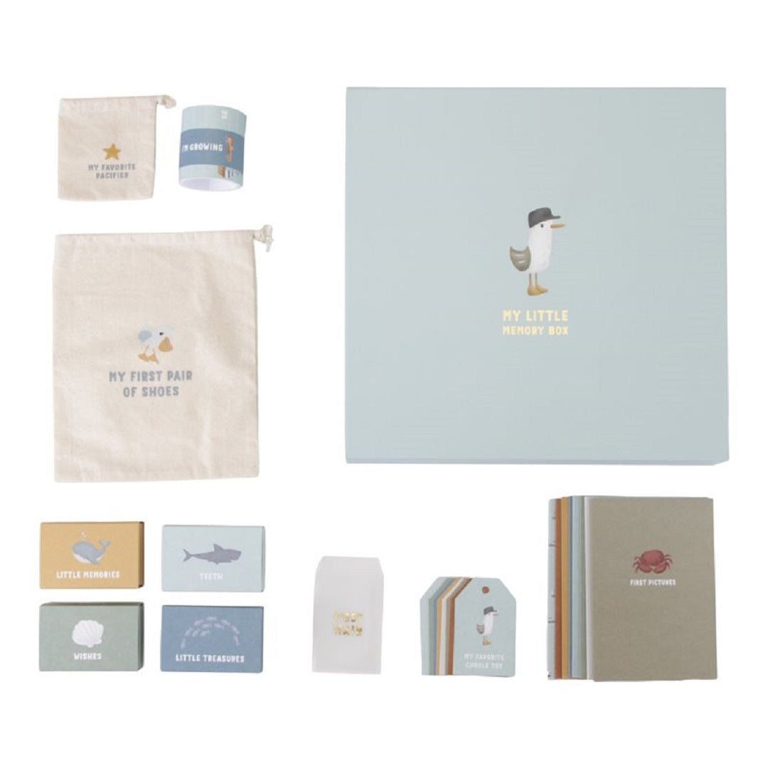 Boîte à souvenirs Sailors Bay – Boîte à souvenirs pour bébé | Cadeau de naissance & de baptême