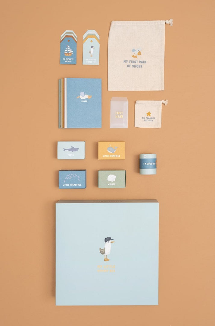 Boîte à souvenirs Sailors Bay – Boîte à souvenirs pour bébé | Cadeau de naissance & de baptême