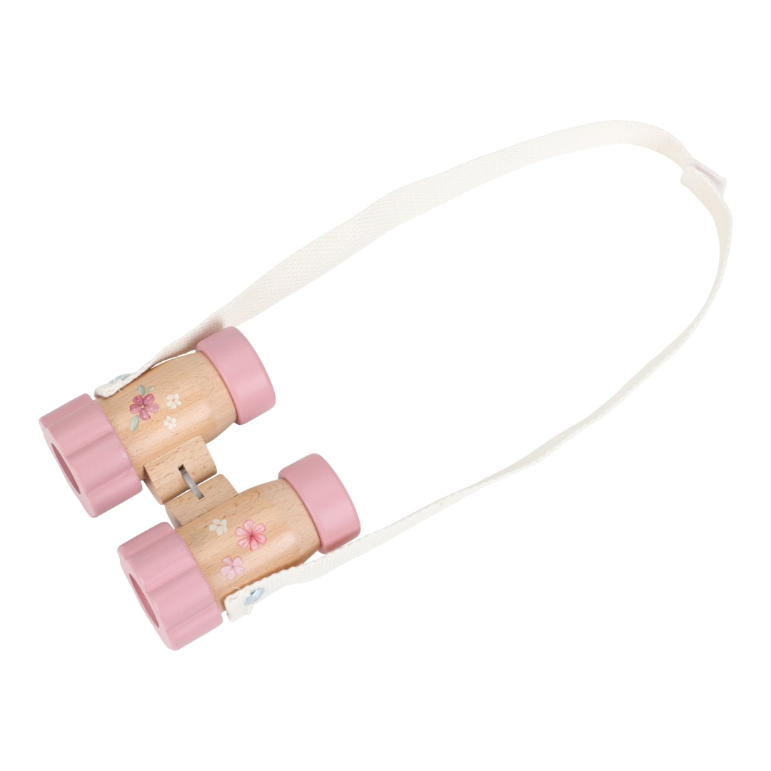 Fairy Garden Wooden Binoculars for Kids with Magnification