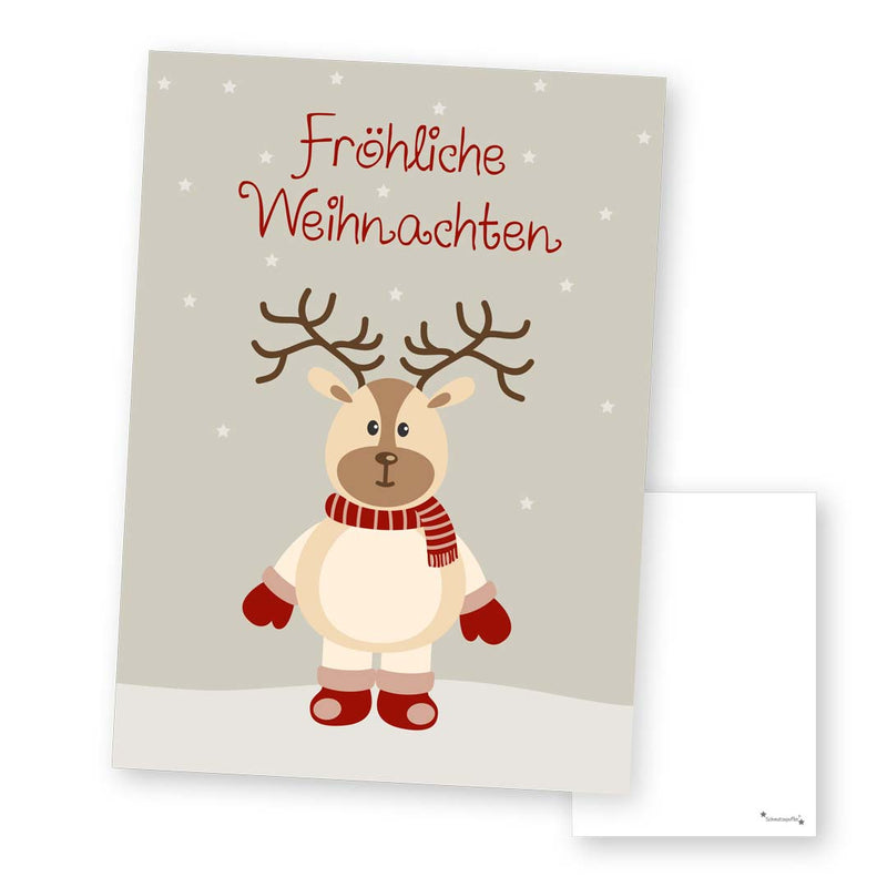 Greeting Card - Reindeer Merry Christmas | Smack Means