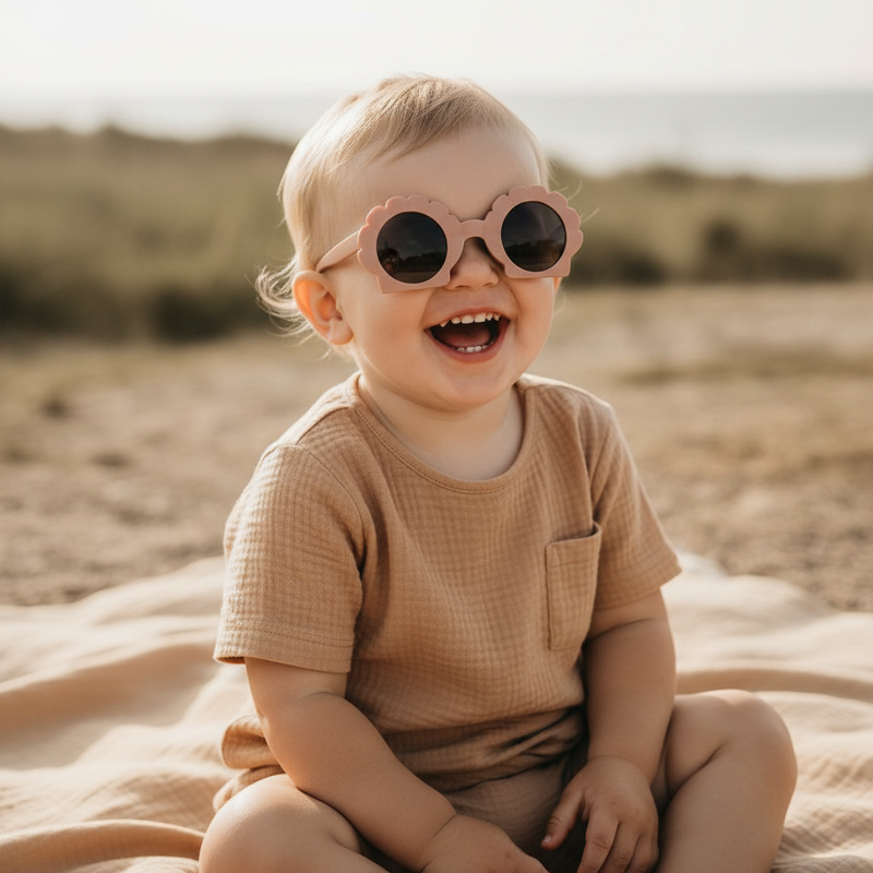 Kindersonnenbrille Muschel – UV-Schutz für Babys & Kinder