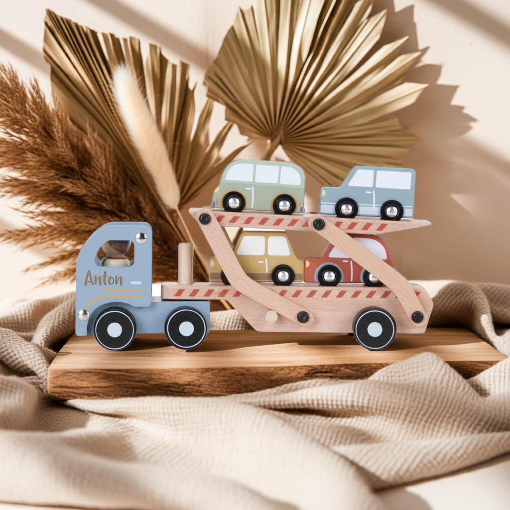 Holz-Auto-Transporter Essentials