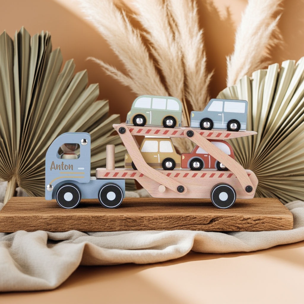 Holz-Auto-Transporter Essentials