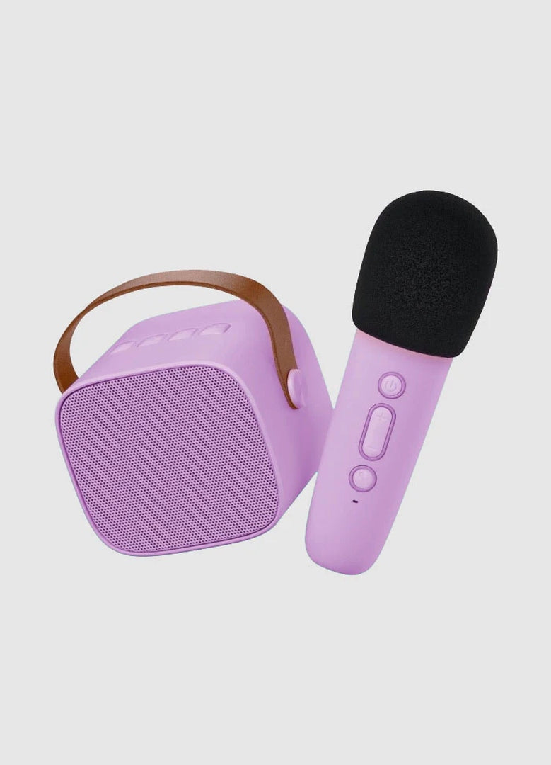 Karaoke Set - Bluetooth Speaker & Microphone Purple | Lalarma