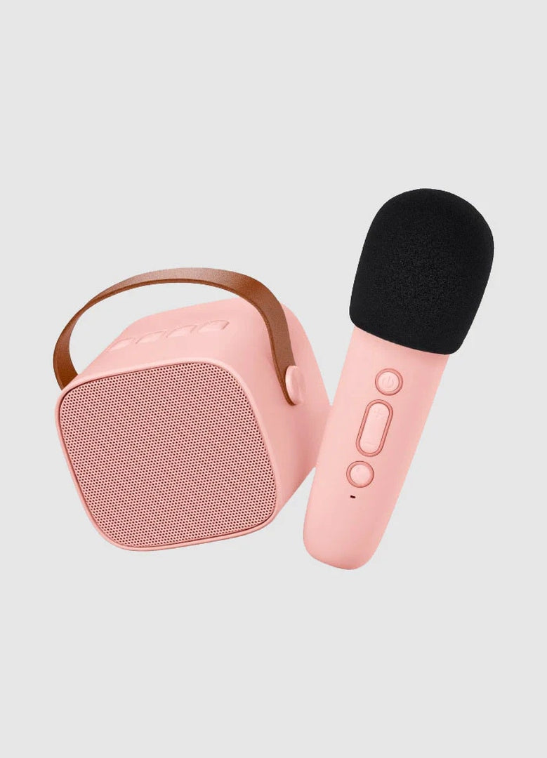 Karaoke Set - Bluetooth Speaker & Mikrofon Rose | Lalarma
