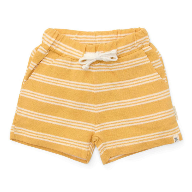 Yellow Stripe Shorts for Babies and Kids