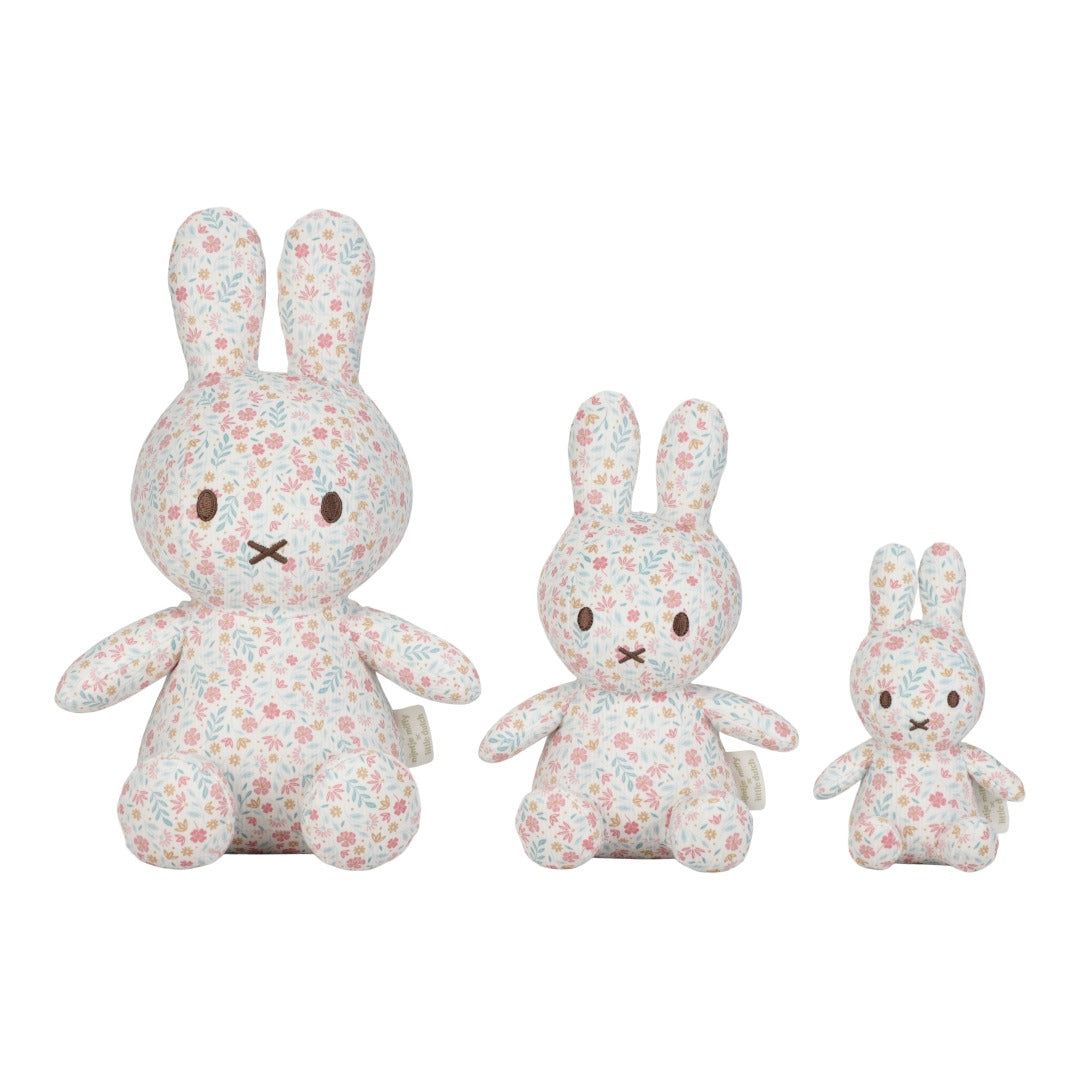 Kuscheltier Hase Lucky Blossom all-over-print, 15 cm x Miffy