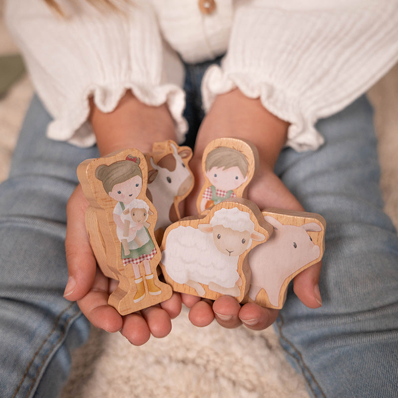 Wooden Train Set Little Farm - Creative Wooden Toy for Children