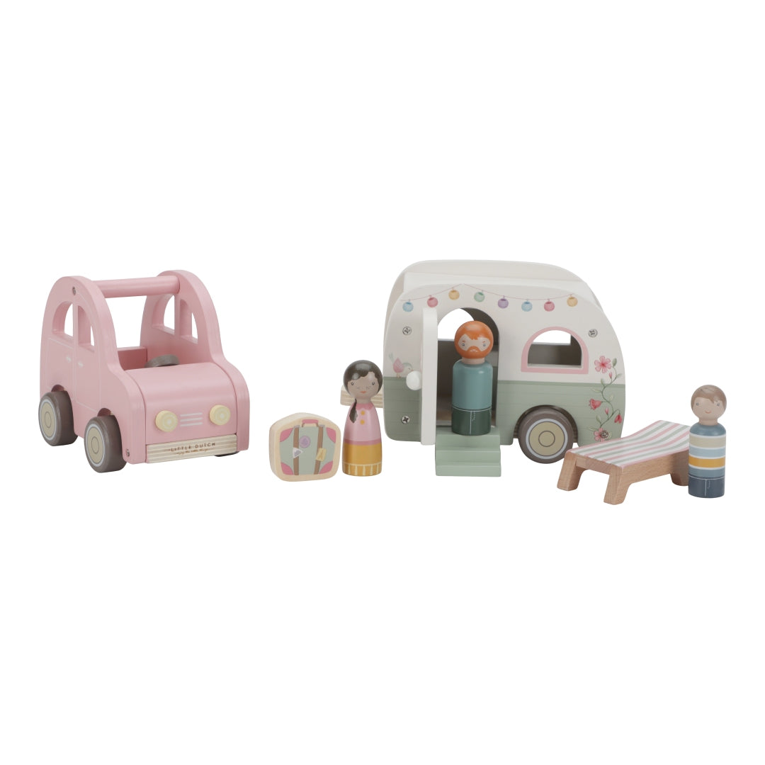 Toy Car with Caravan – Role-playing Toy for Children