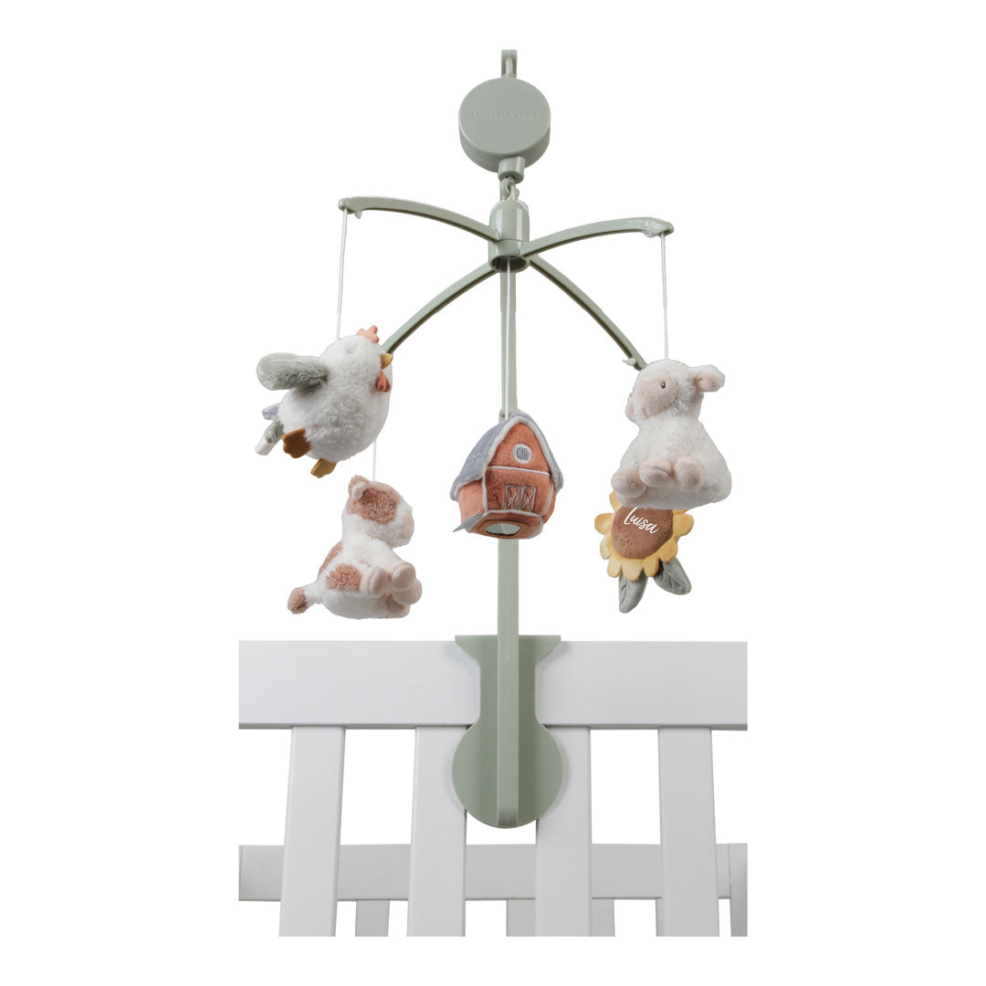 Personalisierbares Musik-Mobile Little Farm mit Namen by Schmatzepuffer®