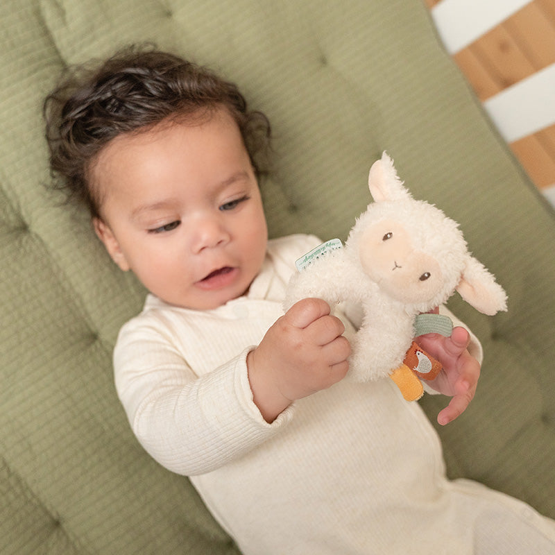 Rattle grasping toy sheep Little Farm | Little Dutch