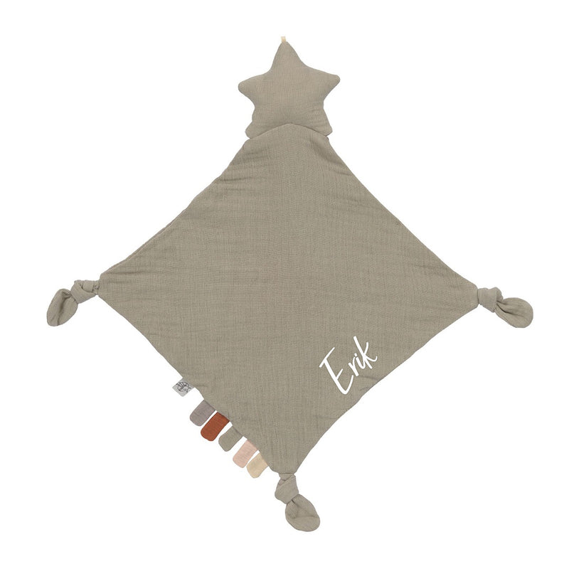 Comforter GOTS star, olive | Casual