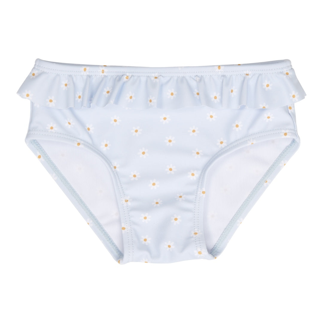 Short de bain à volants, Daisies Blue | Little Dutch
