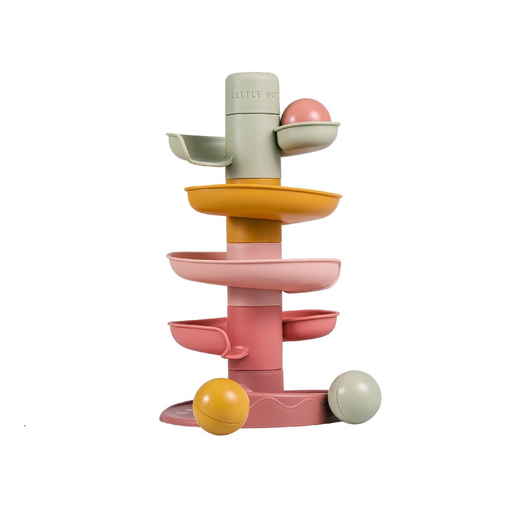 Marble Run Plastic Essentials Pink | Little Dutch