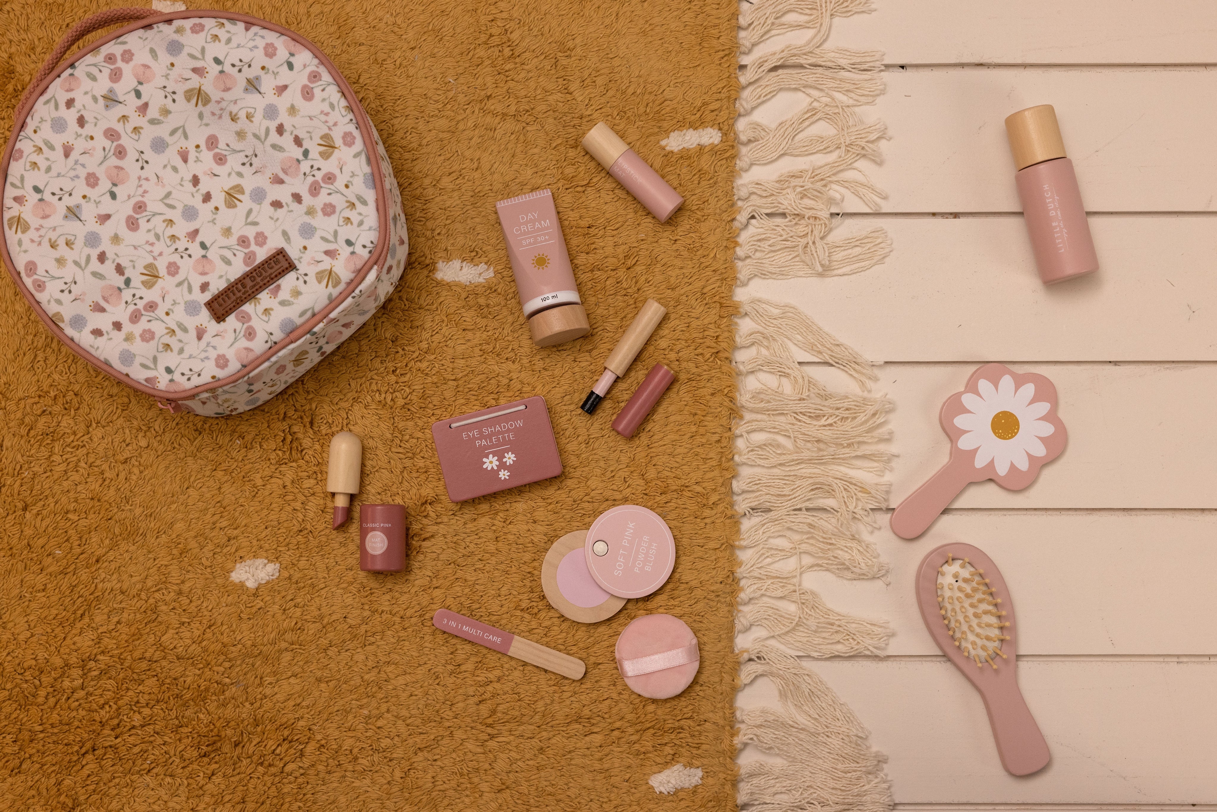 Trousse de maquillage Fleurs et Papillons