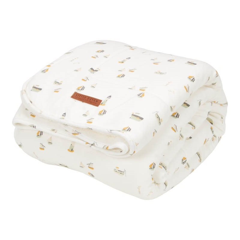 Sailors Bay children's duvet, white | Little Dutch