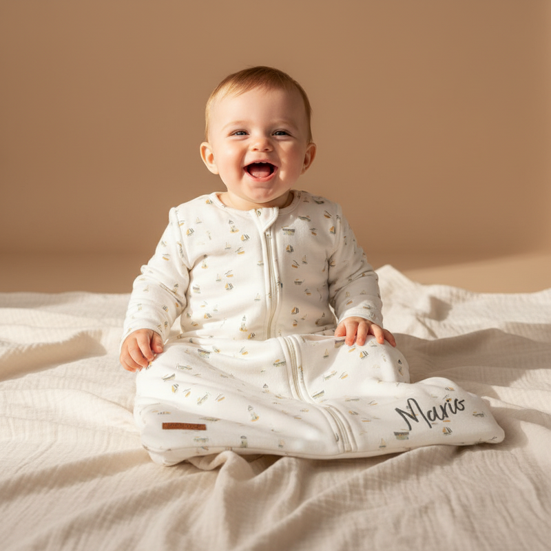 Winter sleeping bag 90 cm Sailors Bay, white | Little Dutch customizable