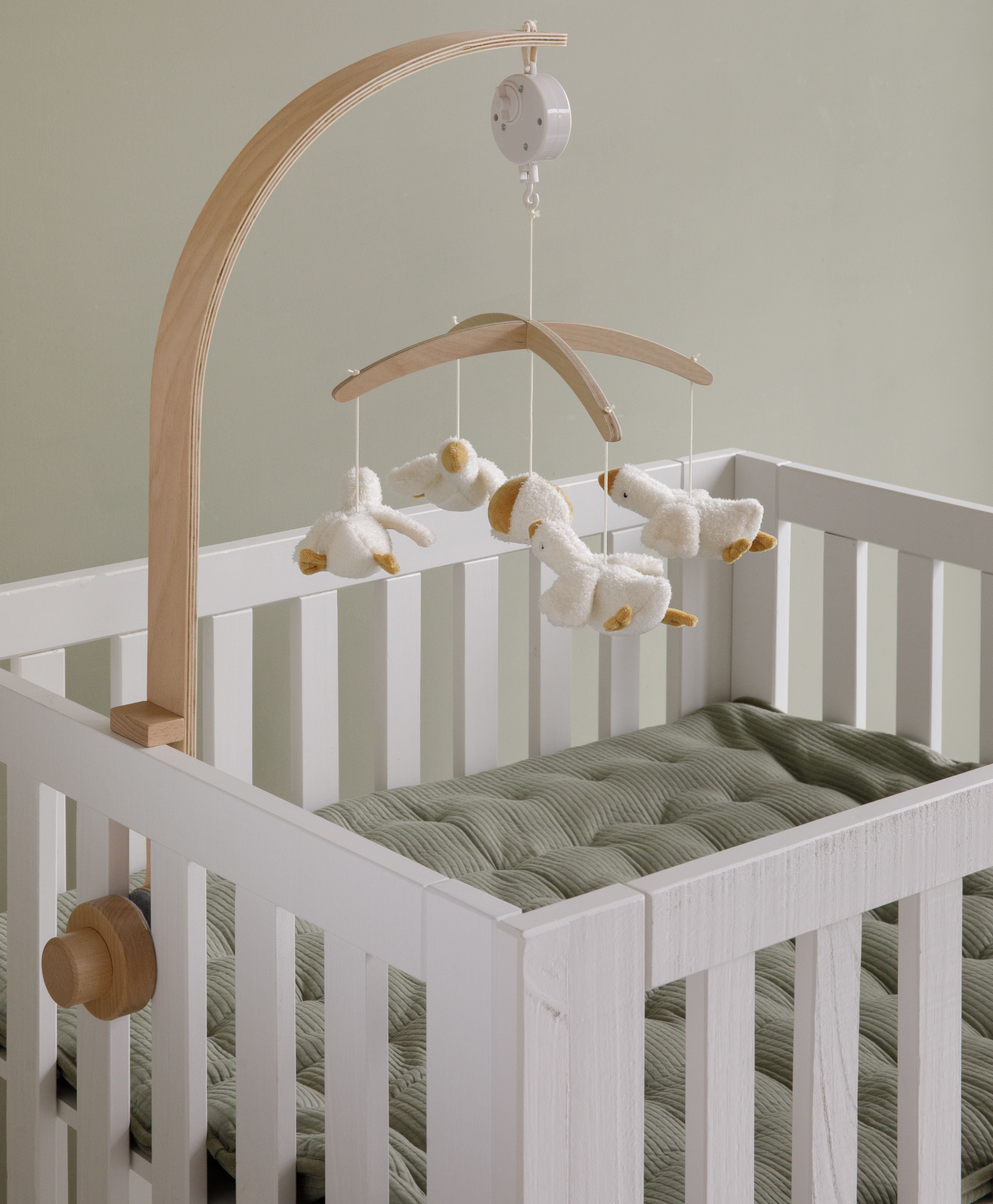 Mobile musical Petite Oie pour lit bébé by Schmatzepuffer®