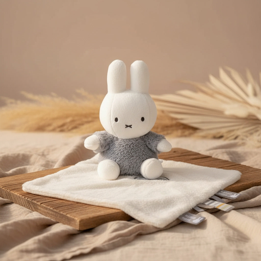 Schnuffeltuch Fluffy blau | Miffy x Tiamo