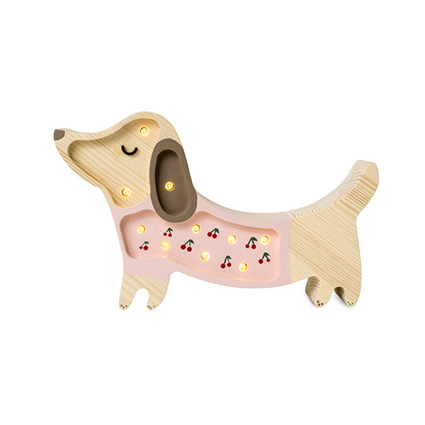 Lamp Dog Cherries Mini, Pink | Little Lights