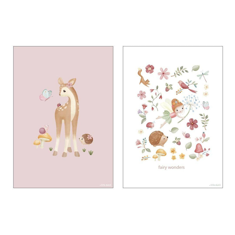 Affiche Merveilles Fées A3 | Little Dutch