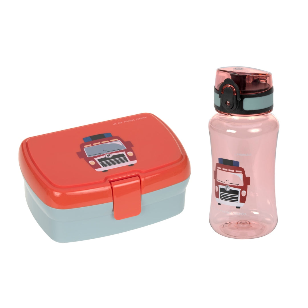 Breaktime Set Bottle & Lunch Box Tiny Drivers - Fire Department | Casual
