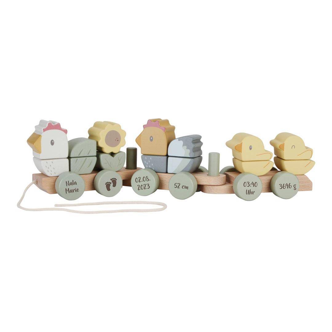 personalisierter-holzzug-huhn-kueken-babygeschenk-geburt