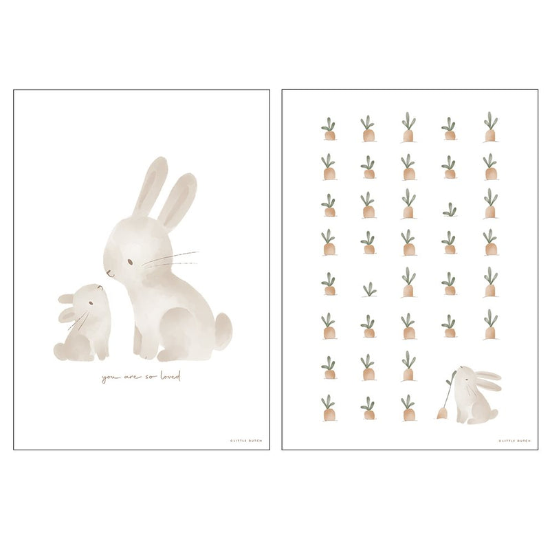 Poster A3 Baby Bunny | Little Dutch