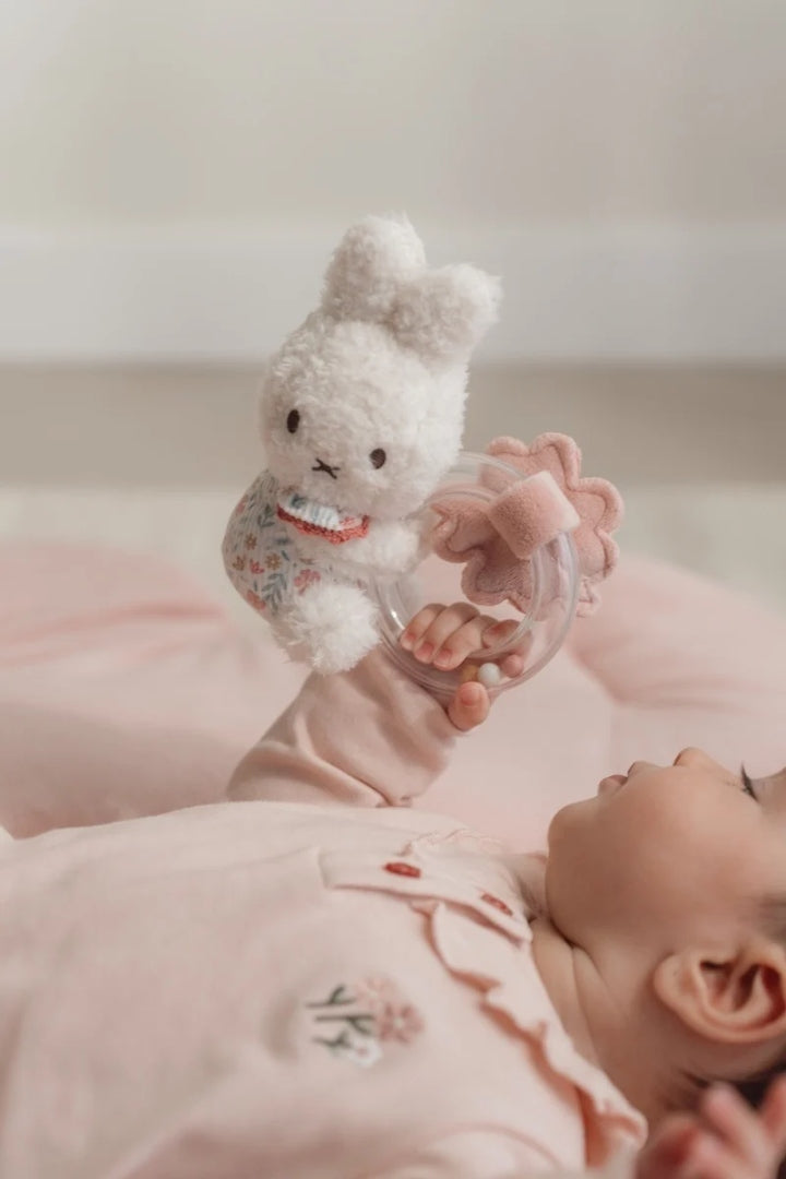 Ring rattle rabbit Lucky Blossom x Miffy