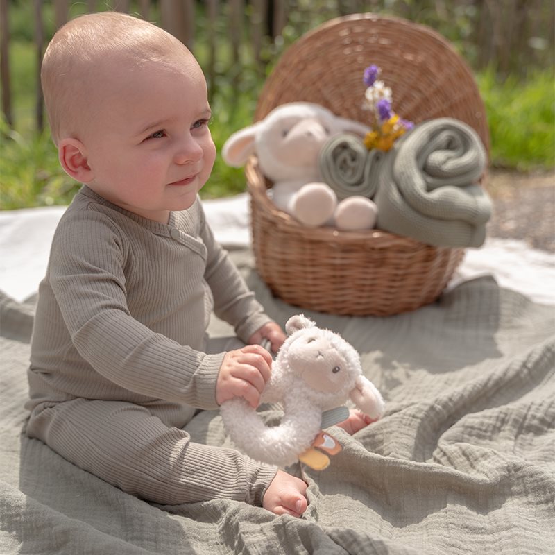 Rattle grasping toy sheep Little Farm | Little Dutch
