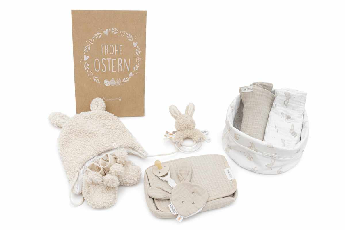 Exclusive gift set for newborns – ideal for births | Set of 4