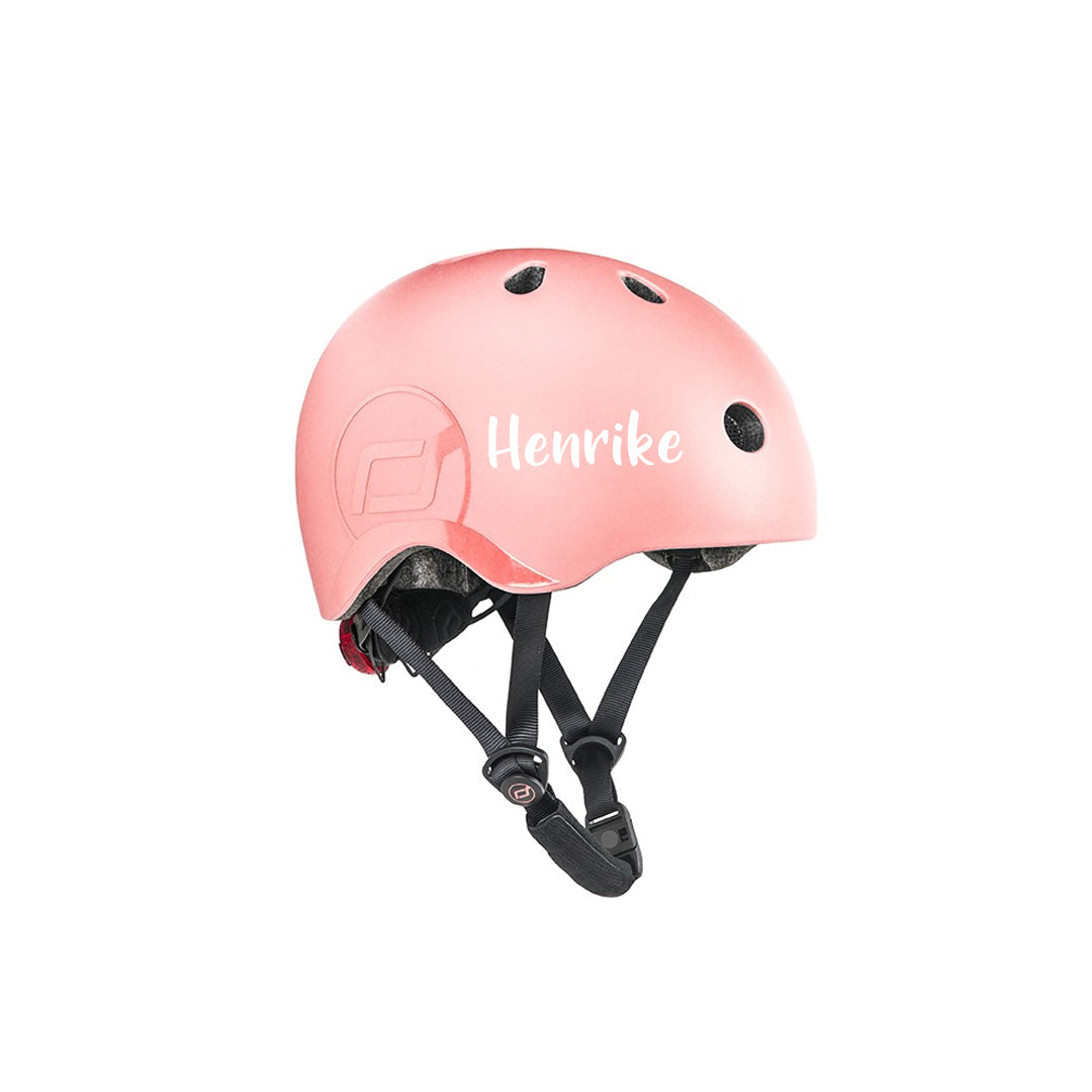 Bicycle helmet size SM, Peach | Scoot & Ride