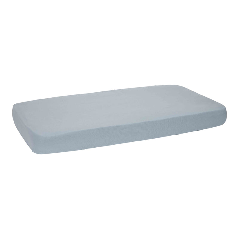 Fitted sheet for children's bed Pure Denim Blue 60 x 120 cm | Little Dutch