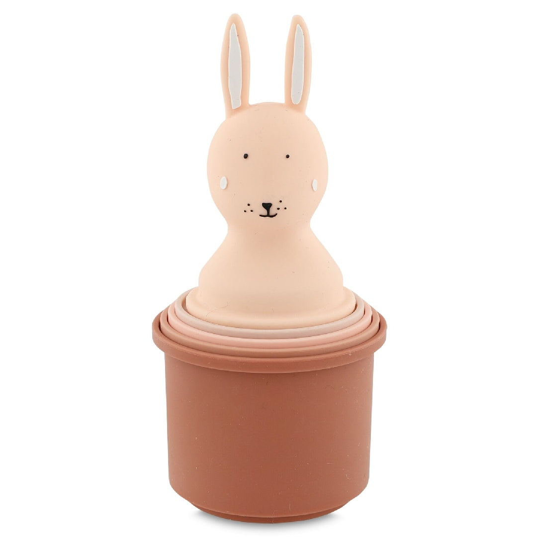 Stacking cup set, 5 pieces - Mrs. Rabbit | Trixie