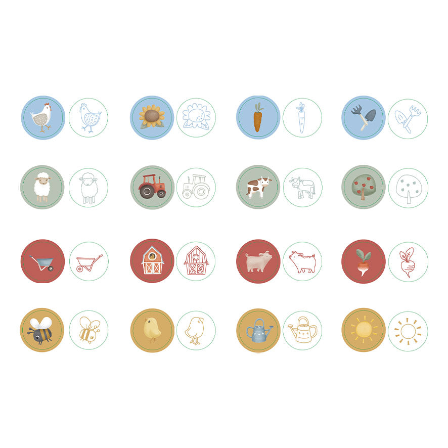 Stamp set Little Farm | Little Dutch