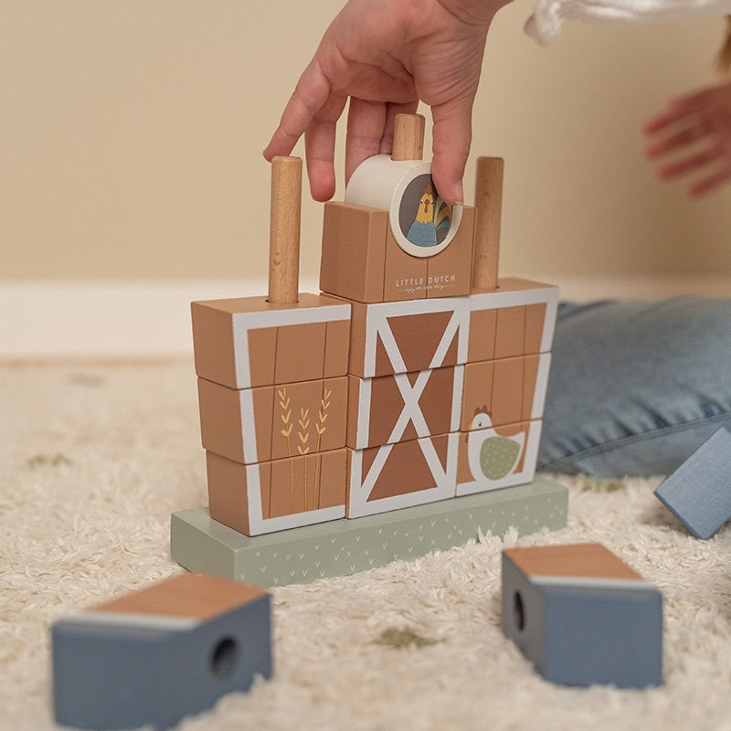 Stacking Toy Little Farm – Motor Skills Toy for Babies