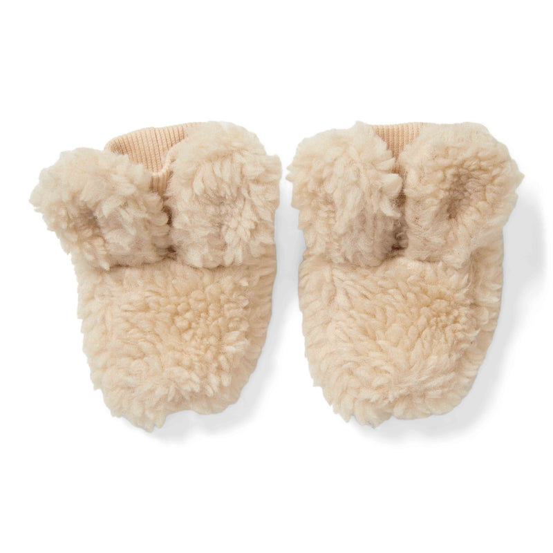 Teddy Shoes Sand – Warm Baby Shoes for Newborns