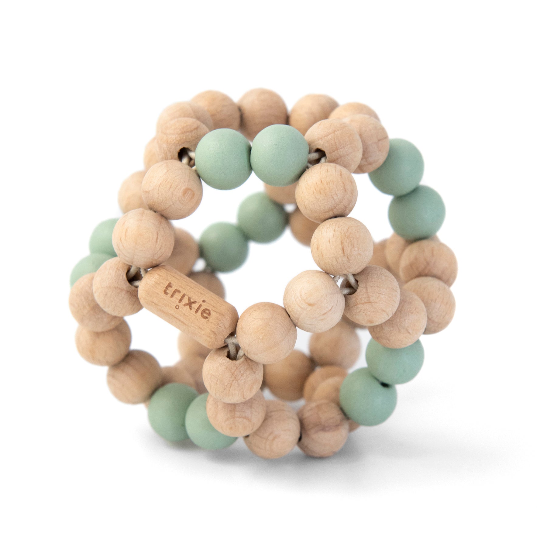 Ball wooden beads - Mint | Trixie