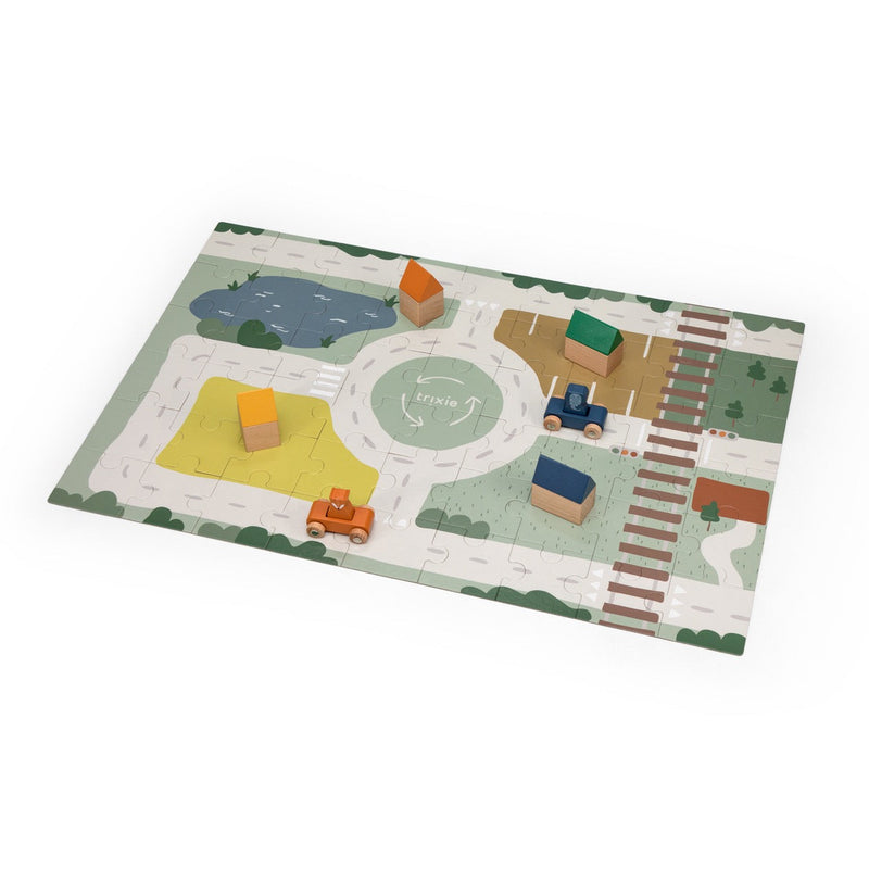 Wooden Street Puzzle | Trixie