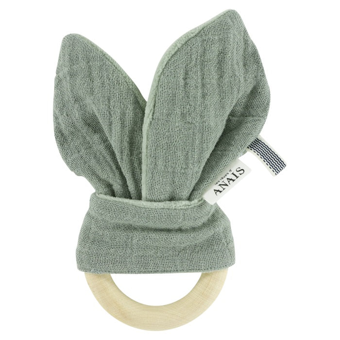 Jouet à saisir en bois « Gravure laser » olive Ø 7 cm | Trixie