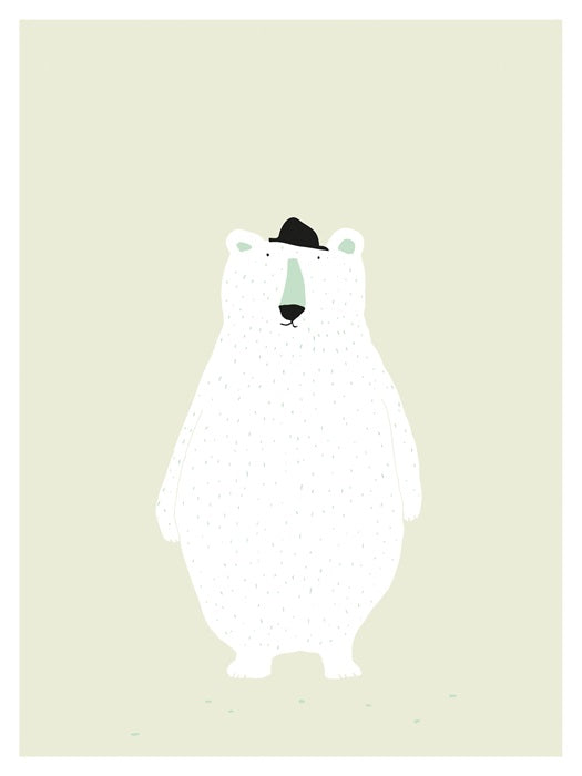 Poster 30 x 40 cm Mr. Polar Bear | Trixie