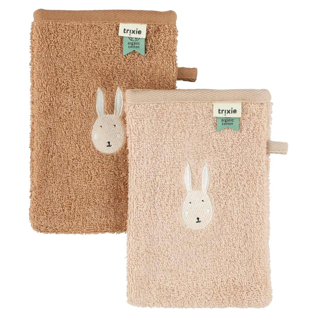 Lot de 2 gants de toilette – Mrs. Rabbit | Trixie
