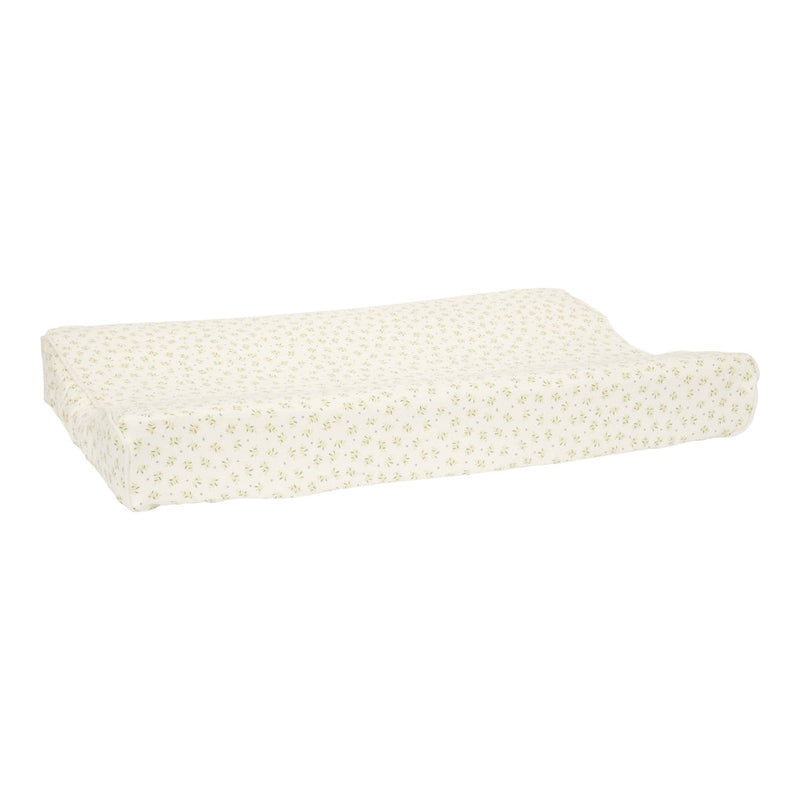 Changing mat cover muslin Blueberry Leaves | Little Dutch