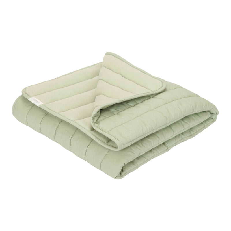 Cradle Bedspread Blueberry Leaves Sage | Little Dutch
