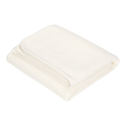 Summer blanket for cradle Pure Soft White | Little Dutch
