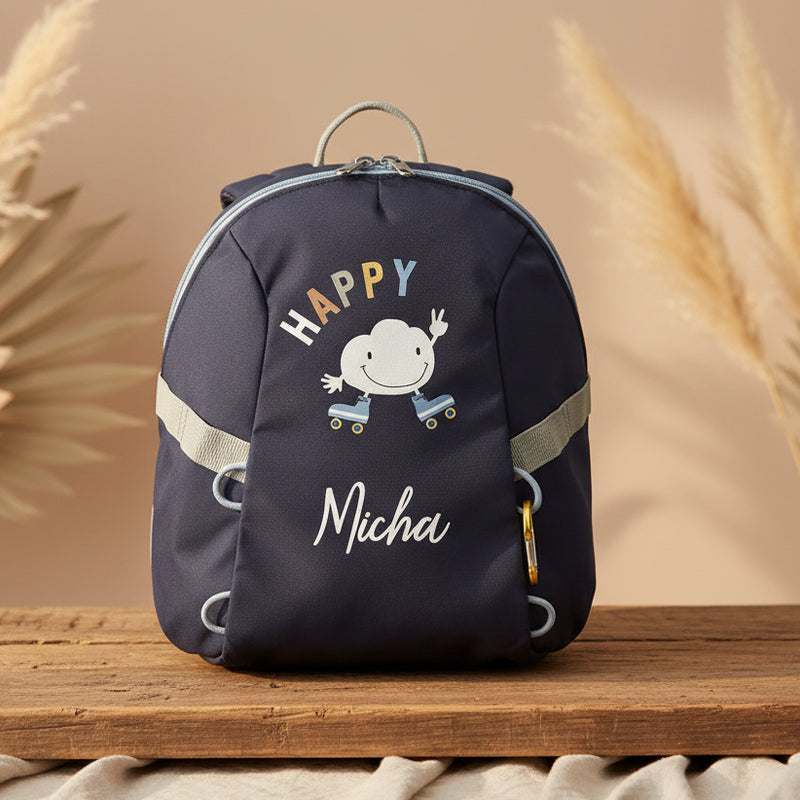Kindergarten Backpack Tiny Outdoor - Clouds, Dark Blue | Lässig