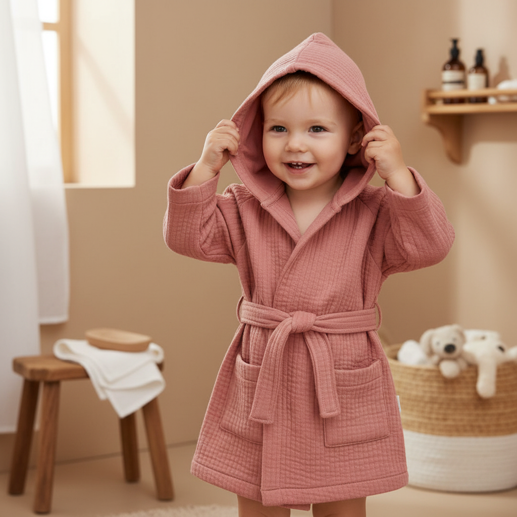 Peignoir Pure Pink Blush | Little Dutch
