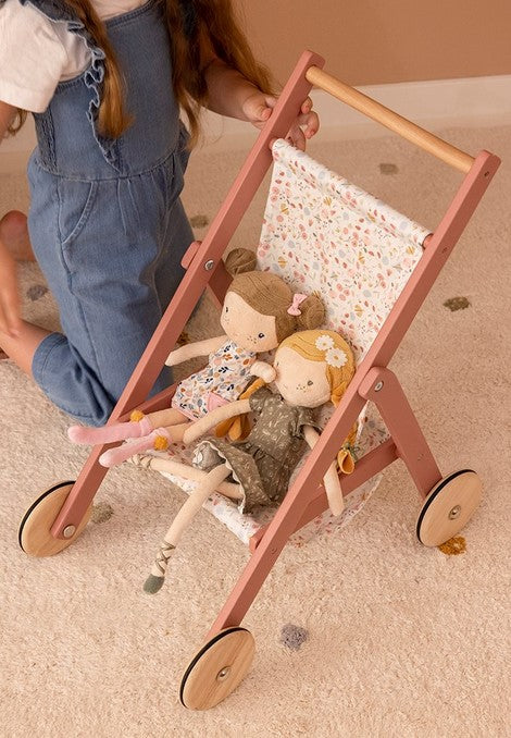 Doll buggy - Flowers & Butterflies