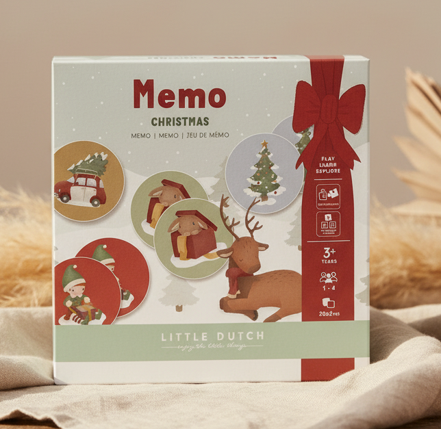 Gedächtnisspiel-Spiel X-MAS – Winterliches Kartenspiel für Kinder